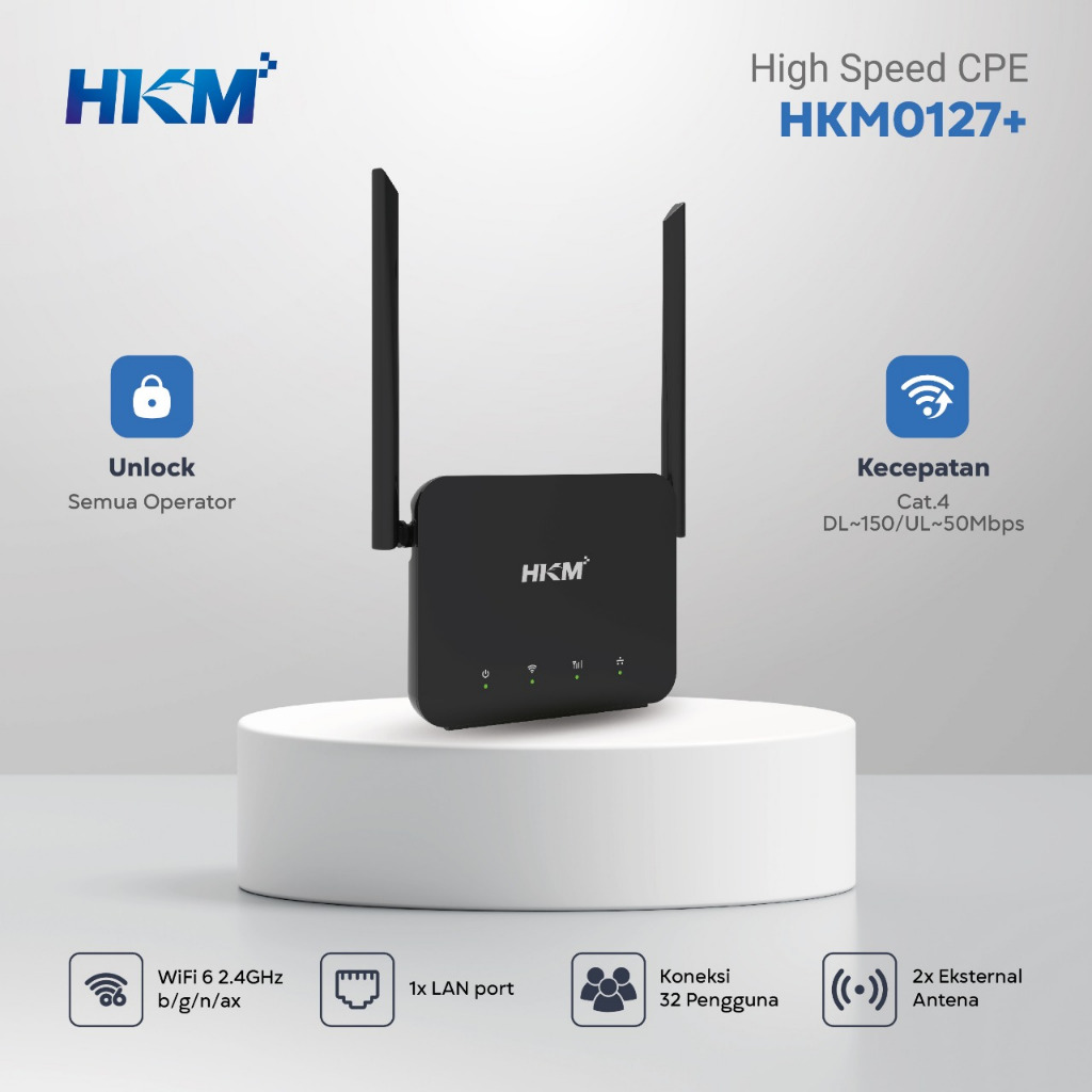 Jual HKM0127+ Modem Wifi Router Wireless HKM 4G LTE UNLOCK All Operator ...