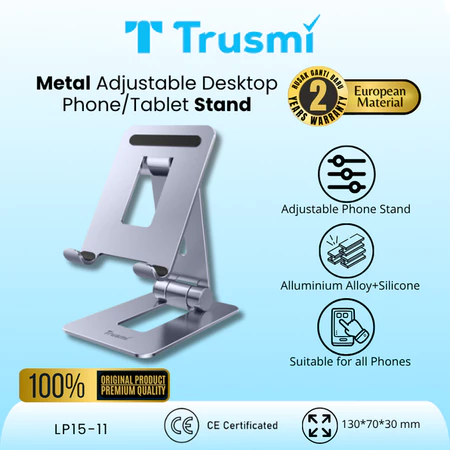 Phone/Tablet Stand Metal Adjustable Desktop