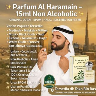 Jual parfum al haramain Harga Terbaik Termurah Oktober 2025