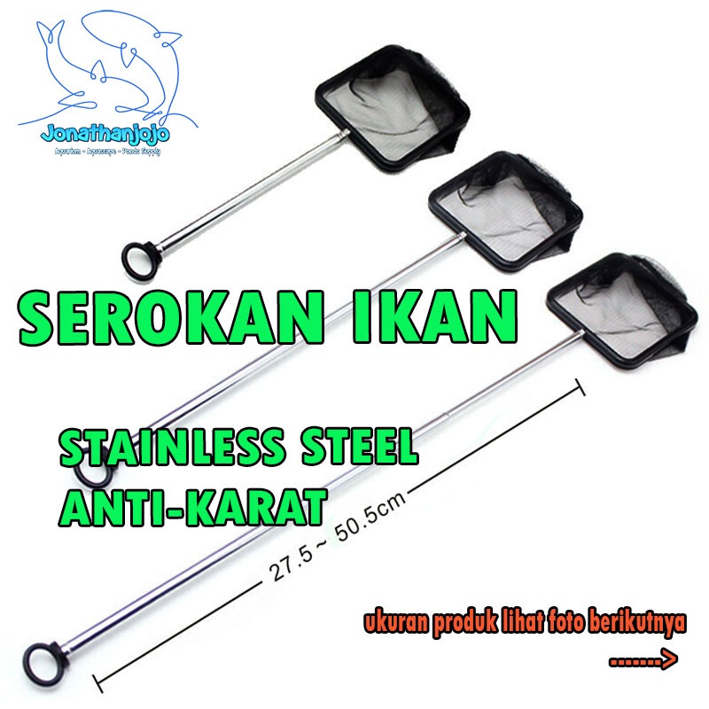 Jual Serokan Ikan Telescopic Stainless Stell High Quality Anti Karat ...