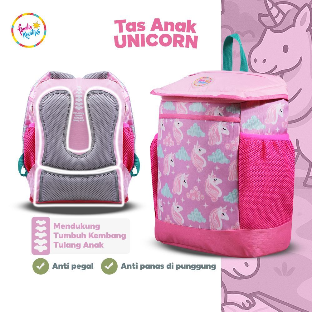 Jual Tas Sekolah Anak TK PAUD Perempuan Ransel Unicorn , Kuda Pony ...