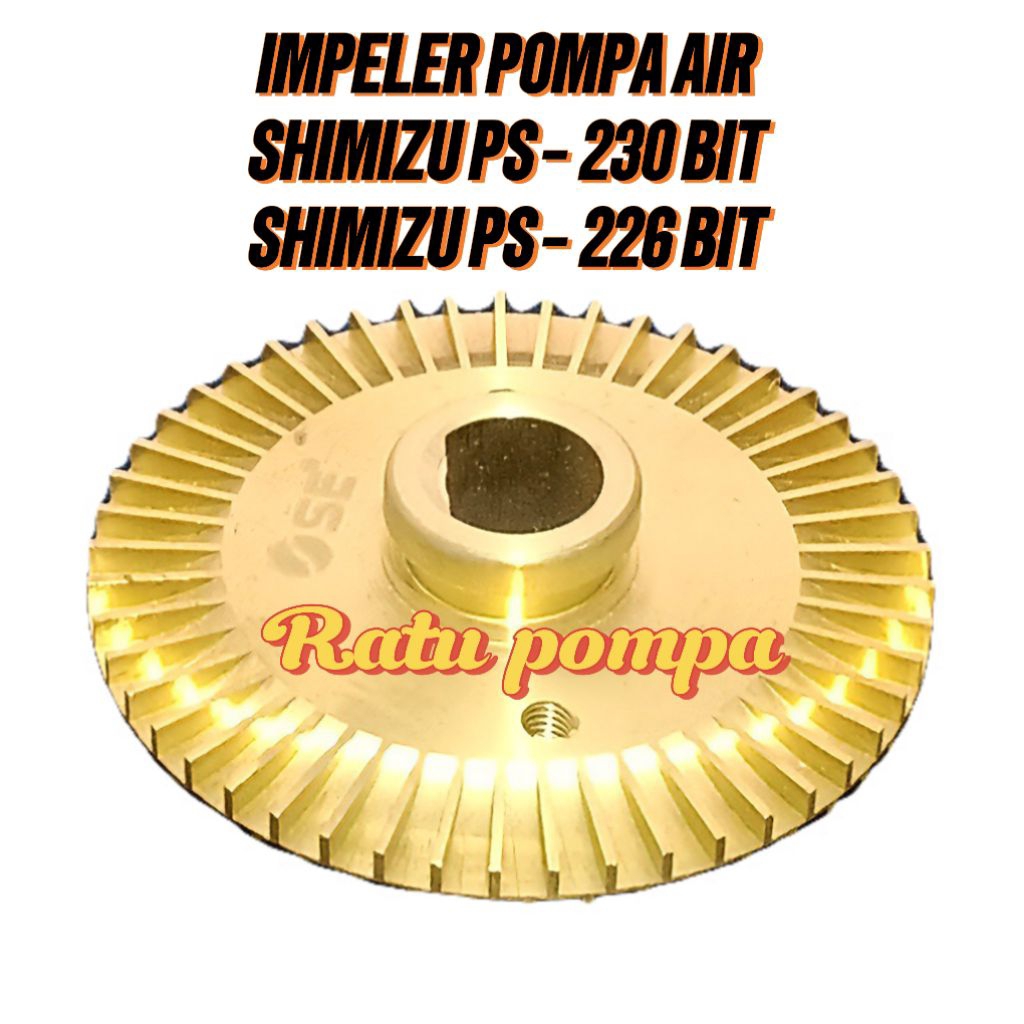 Jual IMPELLER POMPA AIR SHIMIZU PS - 230 BIT / IMPELLER POMPA AIR ...