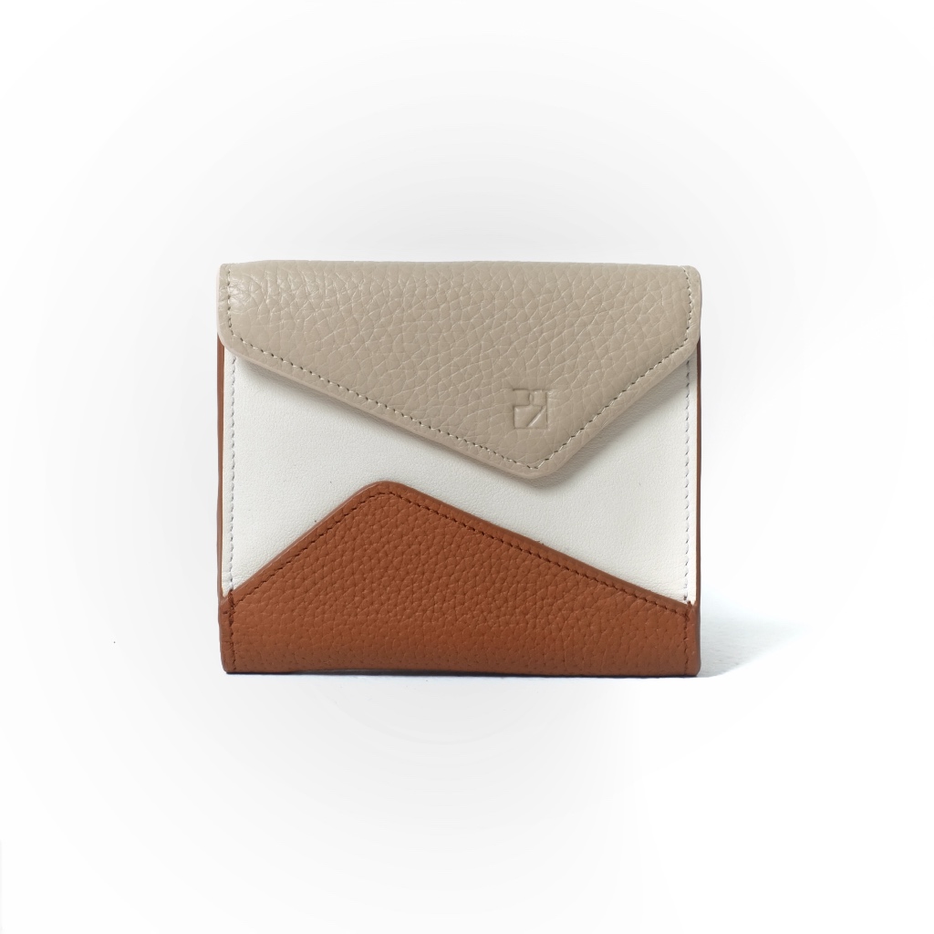 Jual ALICE Trifold Wallet . Genuine cow Leather. | Shopee Indonesia