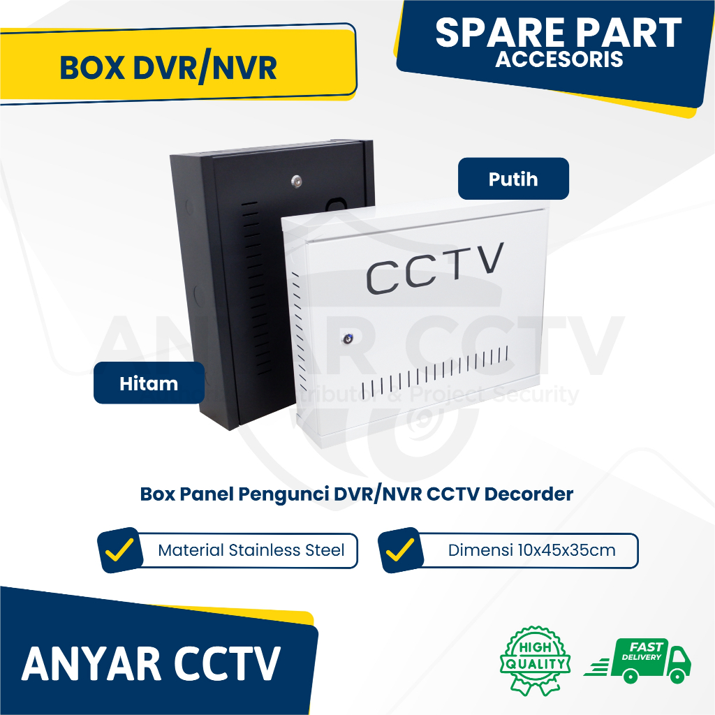 Jual Box Panel Pengunci DVR NVR CCTV DECORDER, Box CCTV Box DVR Box NVR ...