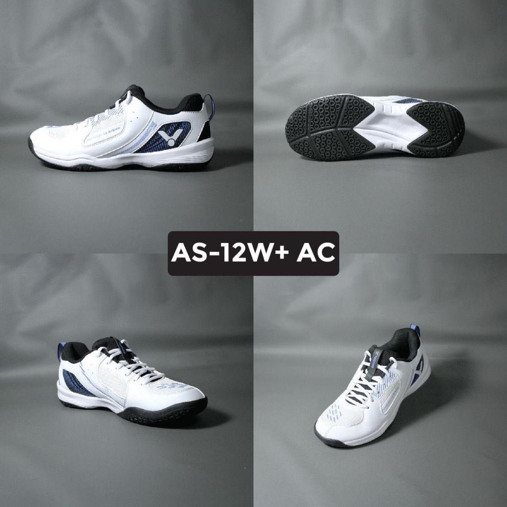Jual Sepatu Badminton VICTOR AS 12 W+ AC (White) | Shopee Indonesia