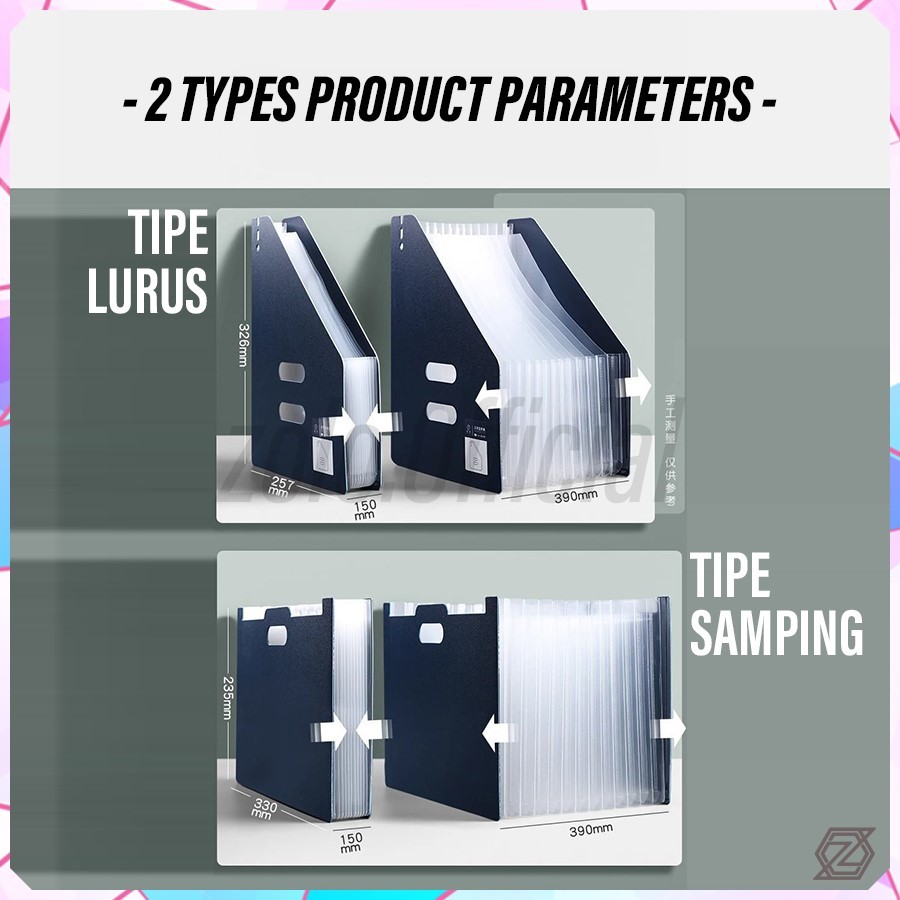Jual [zolo] Tempat File Standing A4 13 Sekat / Ordner Penyusun Dokumen ...