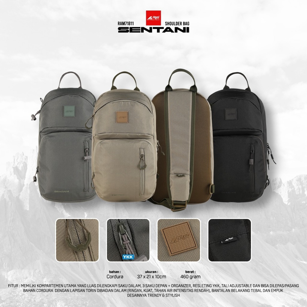 Jual Tas Ransel Tali Satu / Slingbag Sentani Arei Outdoorgear | Shopee ...