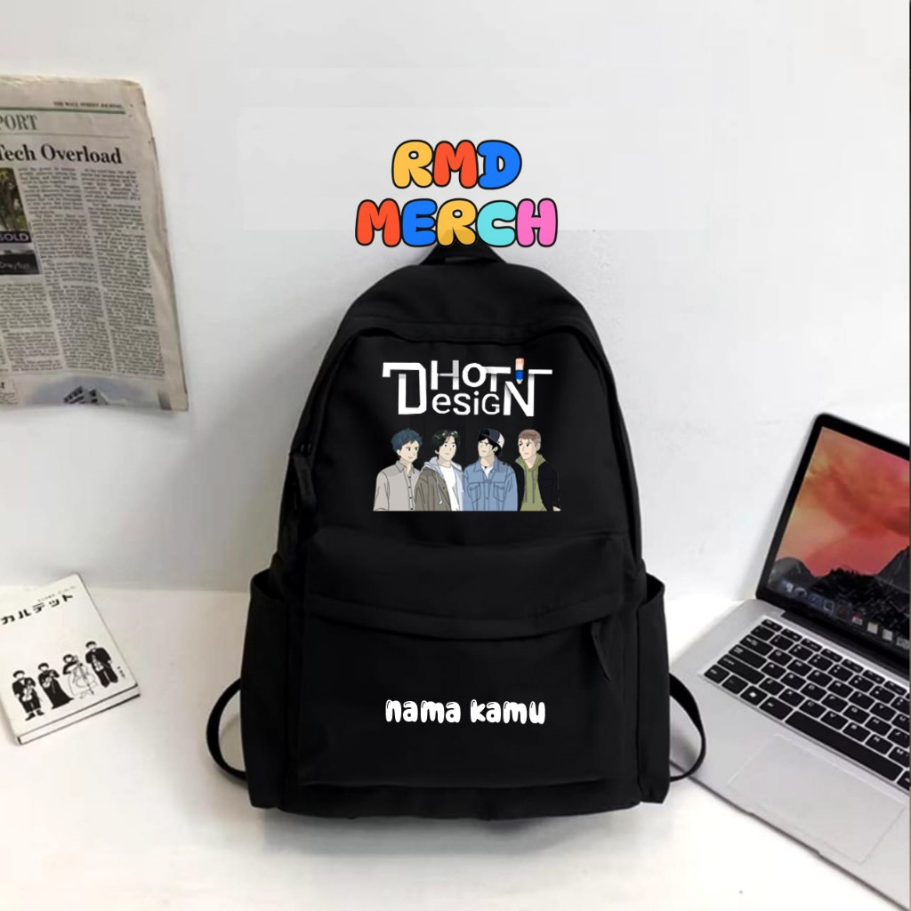 Jual Tas Ransel Dhot Design Kona 4G / Tas Ransel Punggung Simpel Motif ...