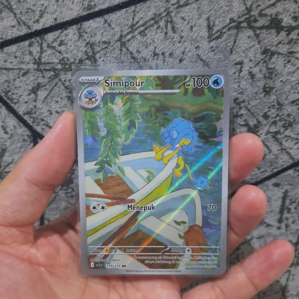 Jual Pokemon Card Simipour AR SV11S | Shopee Indonesia