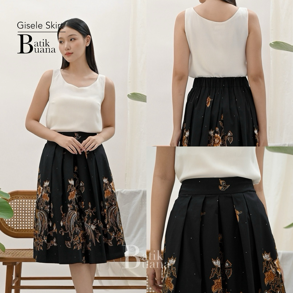 Jual Gisele Batik Skirt - Rok Batik Wanita - Batik premium - Batik One ...