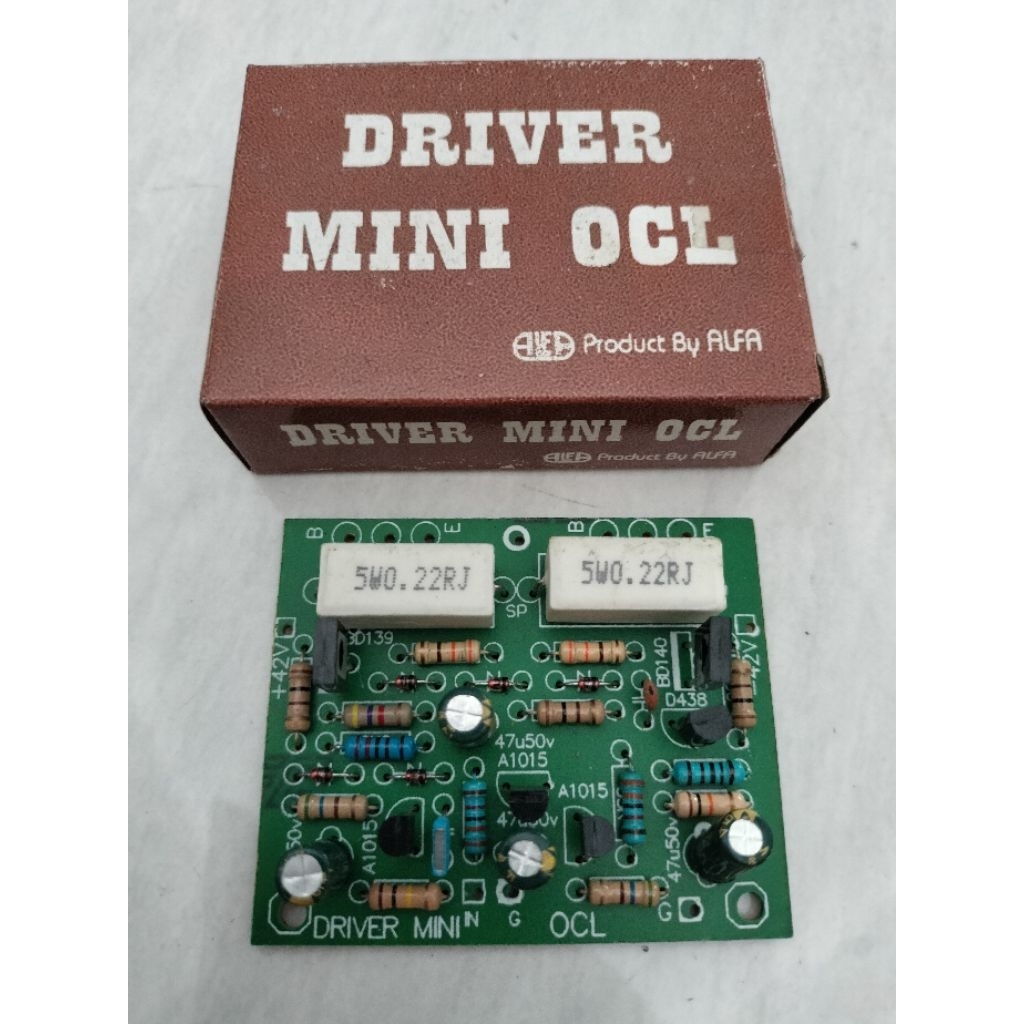 Jual Driver Power Mini OCL ALFA / Kit Driver Amplifier Mono untuk Power ...