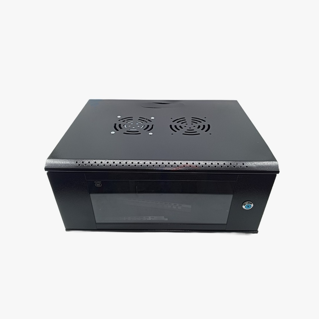 Jual RAK SERVER 9U Single Glass Door WALLMOUNT Free Fan || Rak ...