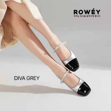 Rowey Sepatu Wanita Flat Shoes Mewah Sepatu Flat Ballerina Korea Feby
