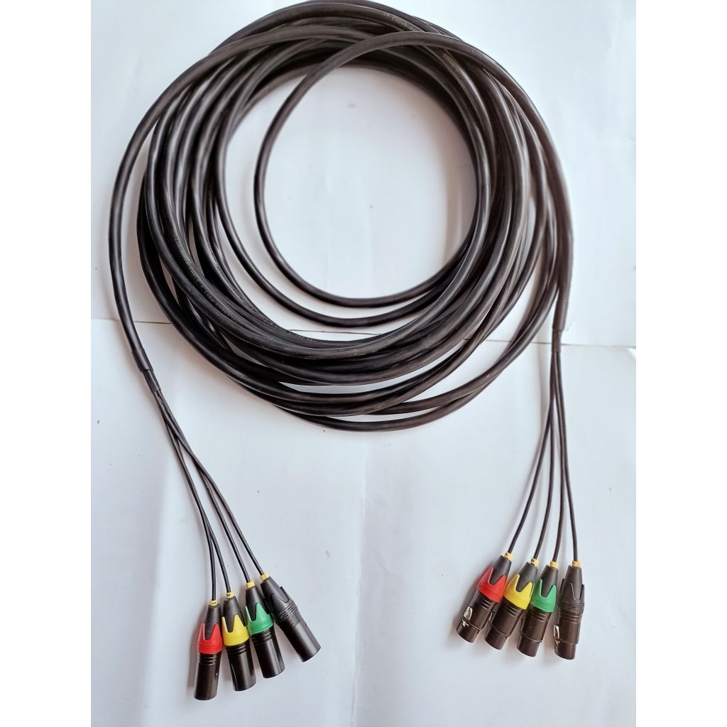 Jual KABEL SNAKE MAKITA 4 CHANNEL Lengkap Jeck Canon Male - Female ...