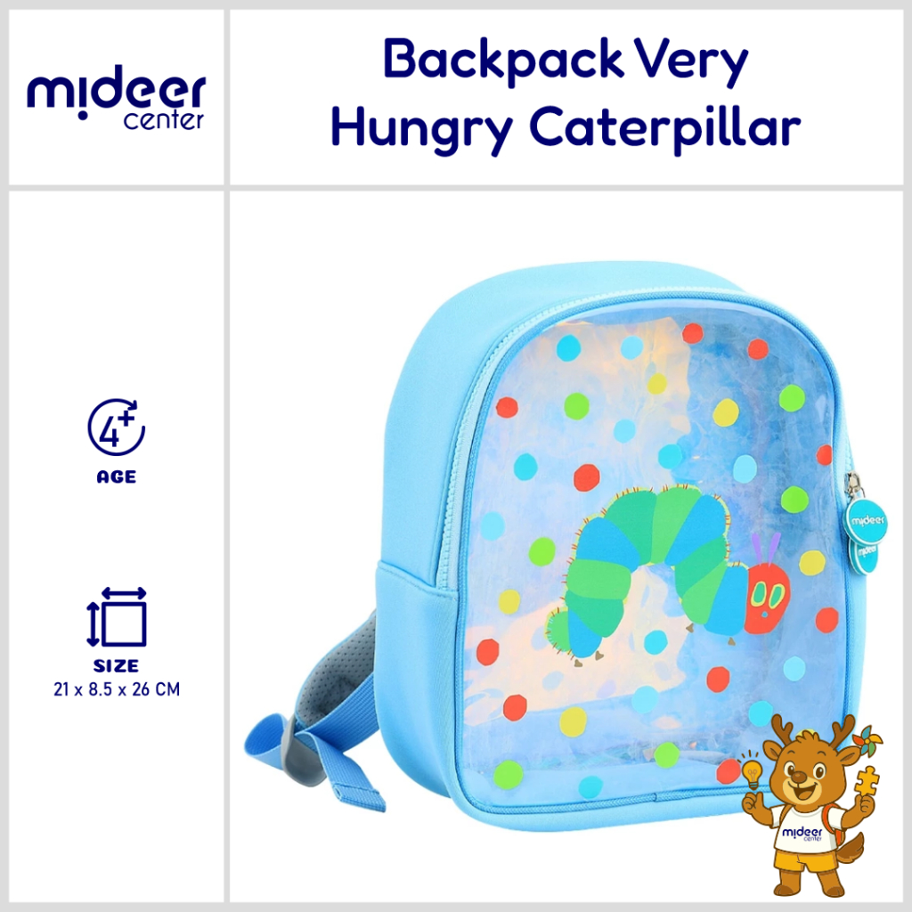 Jual Mideer Kids School Backpack Very Hungry Caterpillar Tas Ransel ...