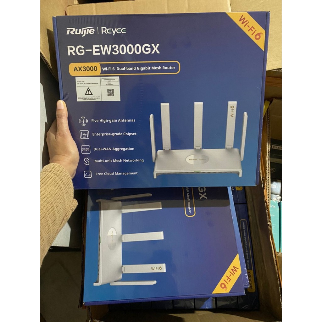 Jual Ruijie RG-EW3000GX Wifi 6 Gigabit Mesh Router | Shopee Indonesia