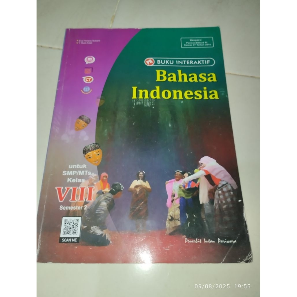 Jual Buku interaktif Intan Pariwara Bahasa Indonesia Kelas 8 Semester 2 ...