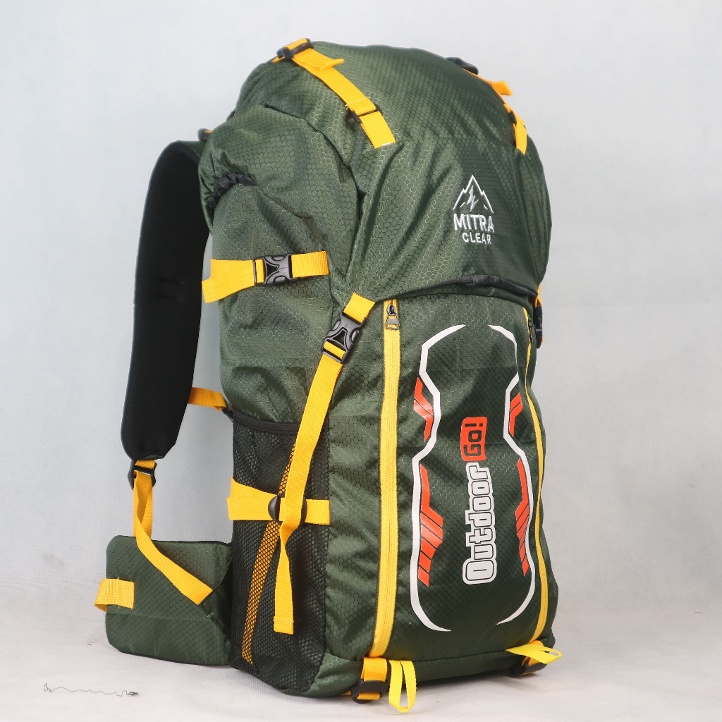 COLLIGE Tas Ransel Gunung 50 Liter Carrier Backpack Hiking Camping Pria Berkualitas Outdoor Go
