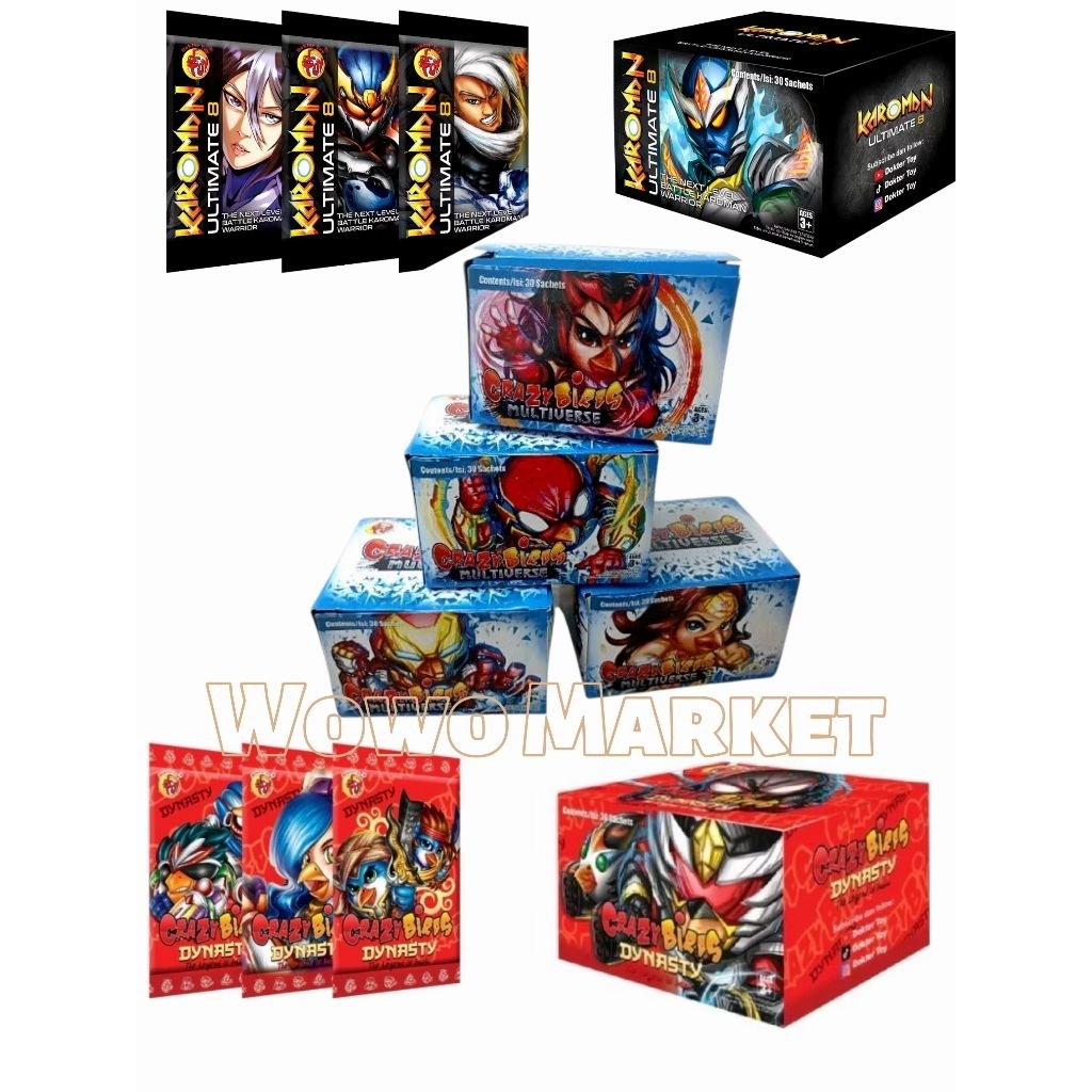Jual Crazy Birds Dynasty,Multiverse dan New karoman Ultimate 8, Imortal ...