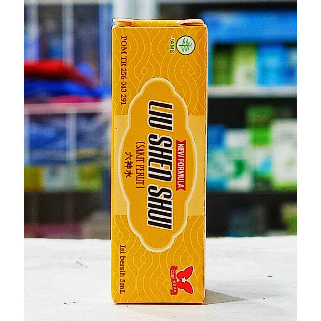 LIU SHEN SHUI (ECERAN @1 BOTOL/@5ML) - MEREDAKAN SAKIT PERUT, KEMBUNG, MUAL DAN MUNTAH