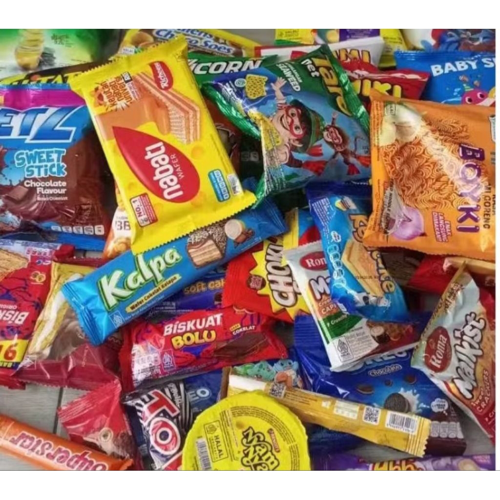 Jual PAKET SNACK MURAH 10.000an/aneka Snack murah paket termurah jajan ...