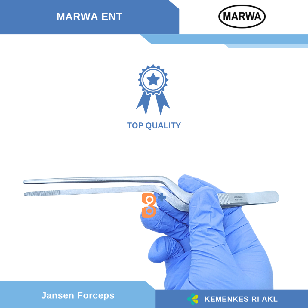 Jual Jansen Nasal Ear Forcep Bayonet Shaped / Pinset Hidung Telinga ...
