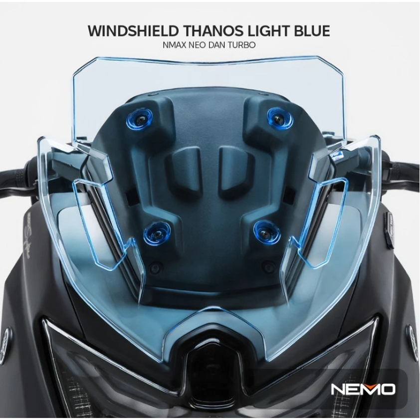 Jual NEMO Windshield THANOS Light Blue for NMAX NEO & TURBO | Visor ...