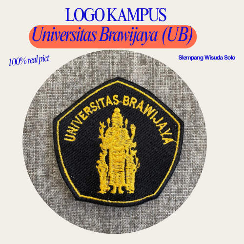 Jual PATCH / BED / EMBLEM / LOGO BORDIR UB UNIVERSITAS BRAWIJAYA ...