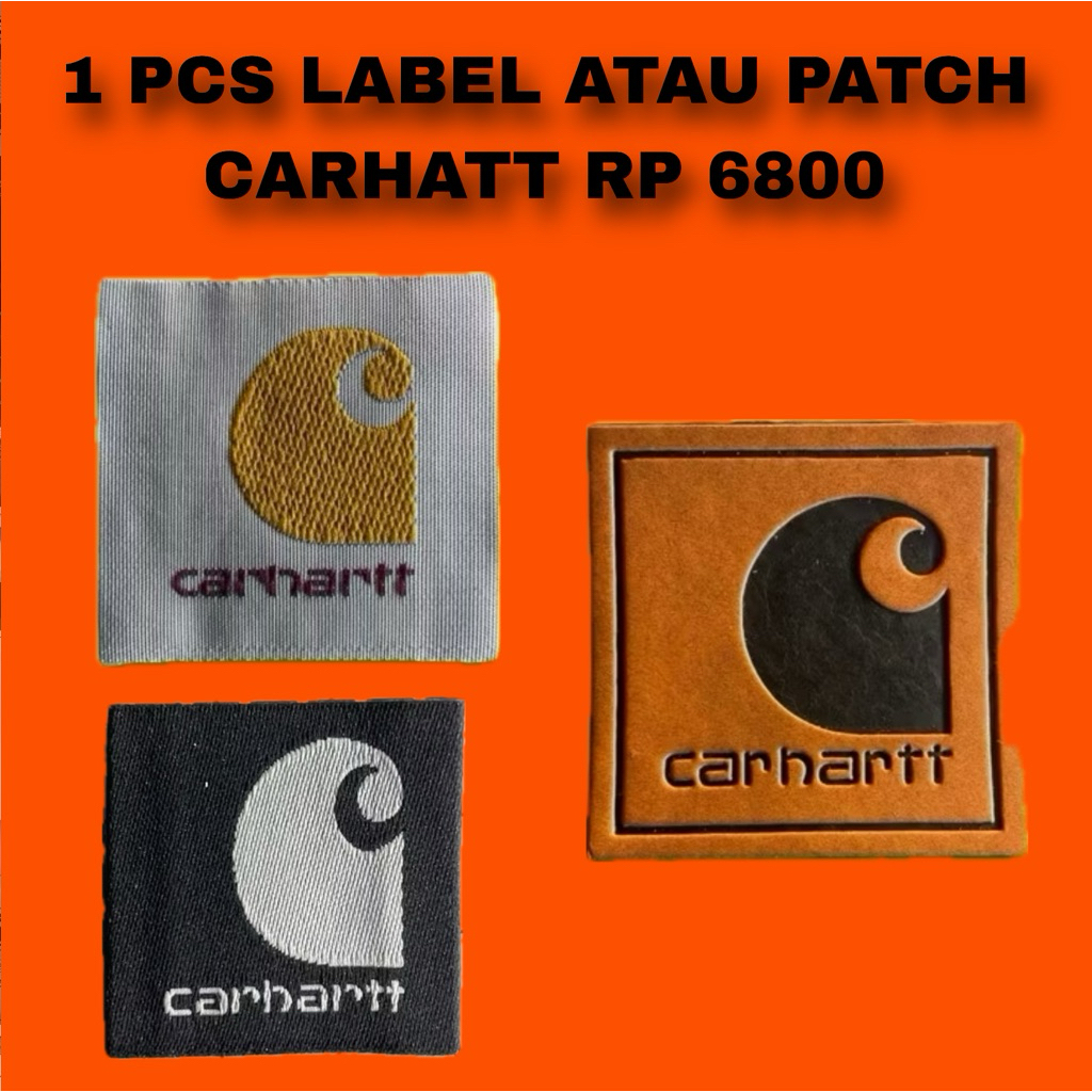 Jual SOLDLABEL LABEL WOVEN PABRIC LABEL CARHAT | Shopee Indonesia