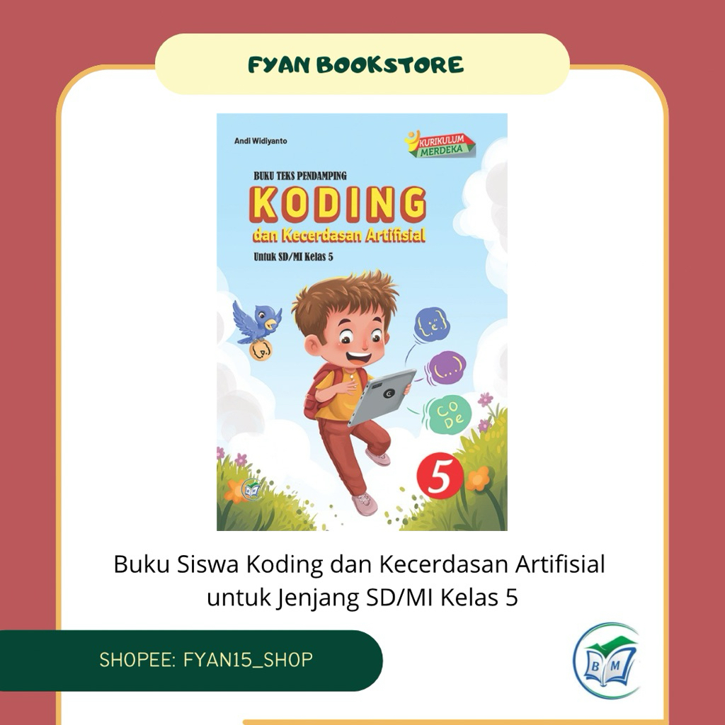 Jual Fyan Book Store: Buku Teks Pendamping Koding dan Kecerdasan ...