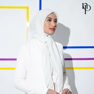 Napocut Hijab Plain Twill Hijab Segiempat Paris Jepang Premium Anti Kusut Anti Terawang 115 X