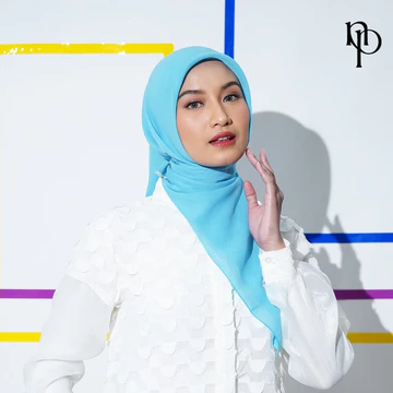 Napocut Hijab Plain Twill Hijab Segiempat Paris Jepang Premium Anti Kusut Anti Terawang 115 X