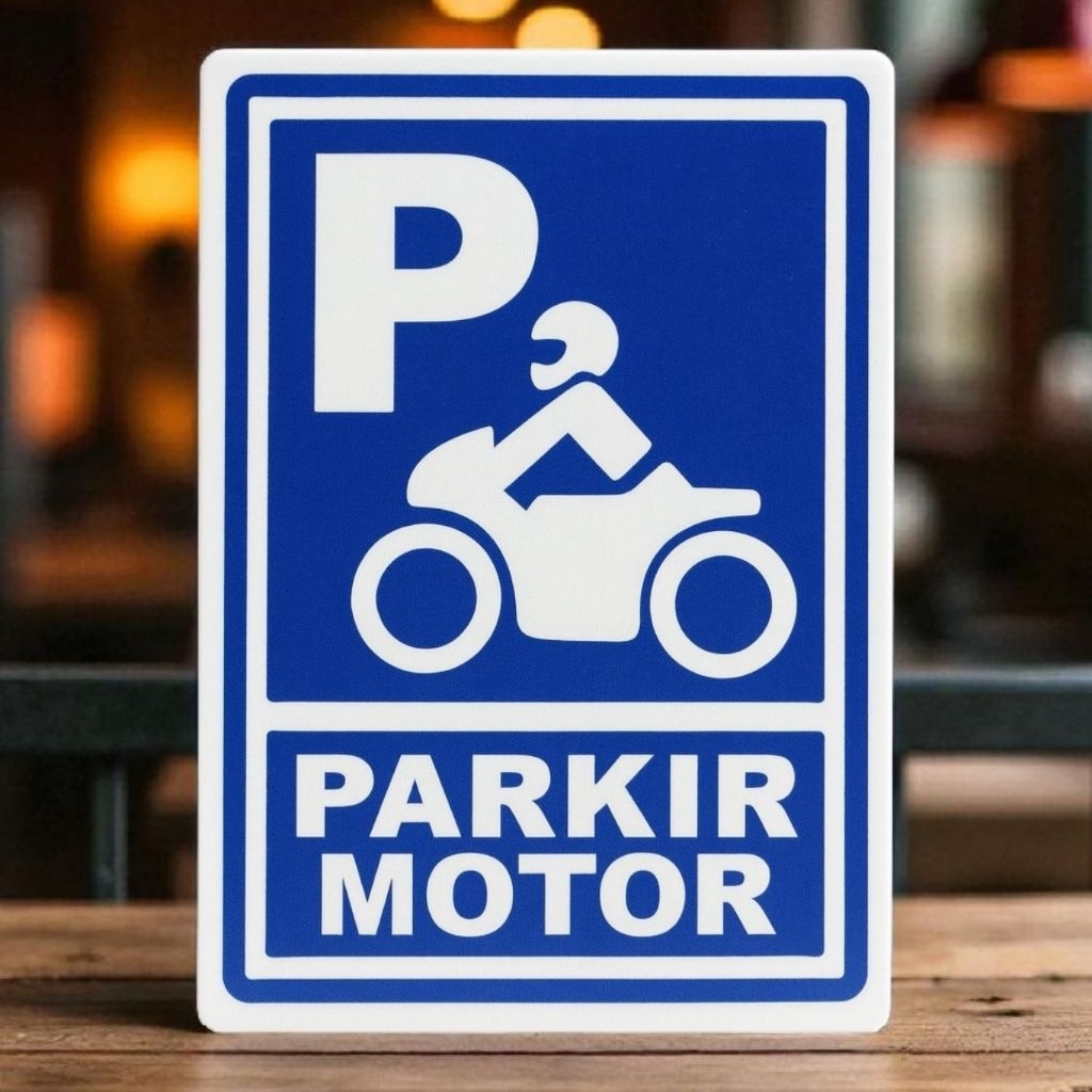 Jual sign / rambu parkir motor bagus agar tertata rapi | Shopee Indonesia