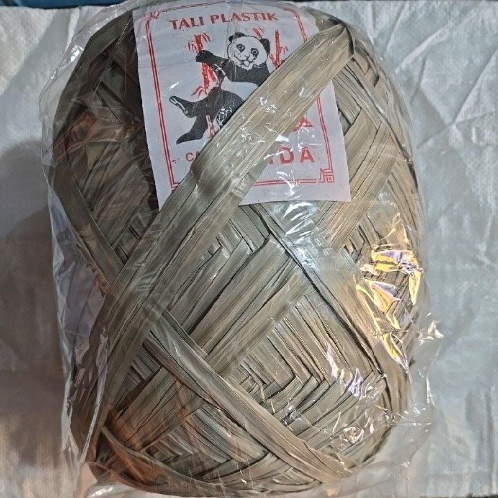 Jual Tali rafia super netral abu abu 1 KG pass | Shopee Indonesia