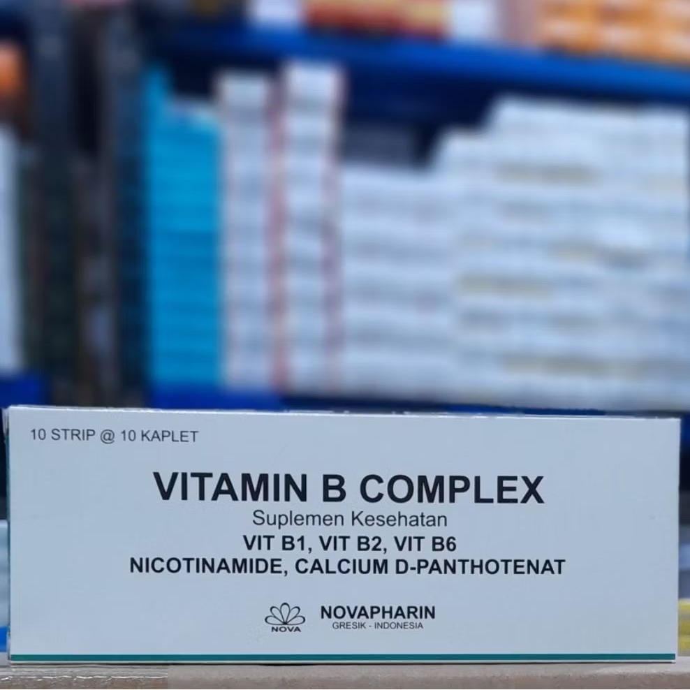 Jual VITAMIN B COMPLEX NOVAPHARIN BOX | Shopee Indonesia