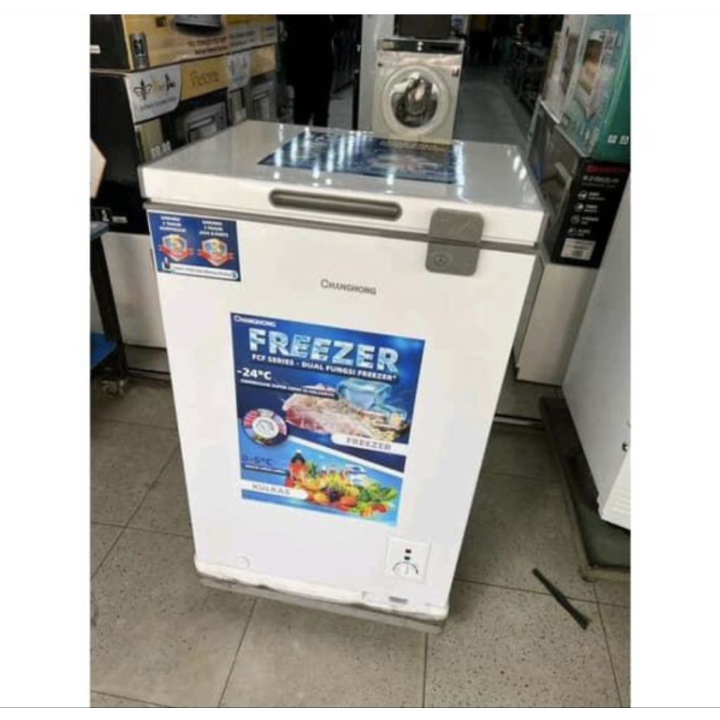 Jual CHANGHONG BOX FREEZER FCF136DW - BOX FREEZER CHANGHONG 100 LITER ...