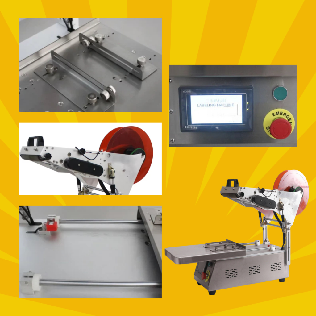 Jual Mesin Labeling Botol Flat Datar Sticker Type MT-150 Label Stiker ...