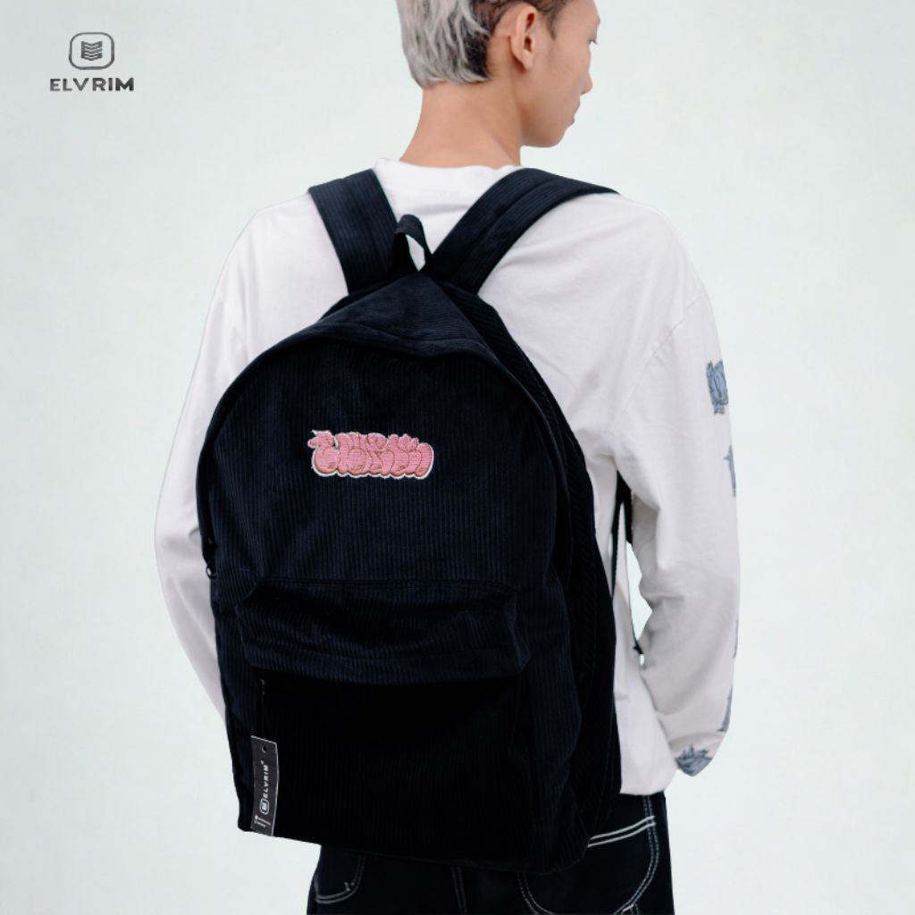 Jual TAS RANSEL CORDUROY GRAFFITI BY ELVRIM Bagpack tas ransel sekolah ...