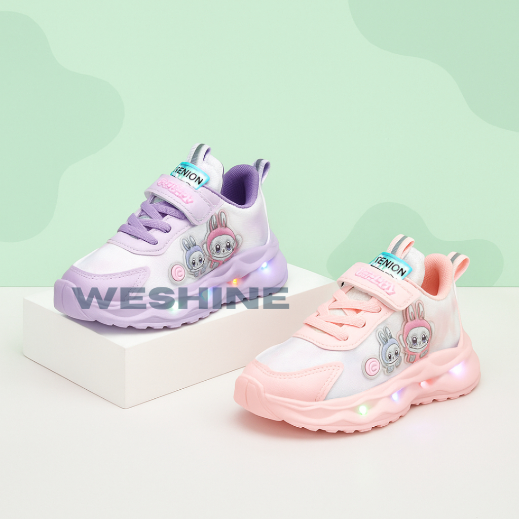 Jual Weshine - LABUBU LOLIPOP Sepatu Sneakers Anak Perempuan LED ...