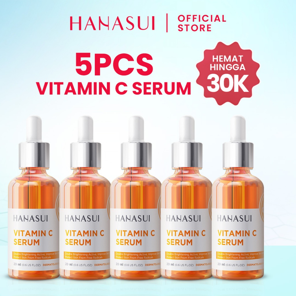 Jual 【5pcs Hemat】Hanasui Serum Vitamin C - Mencerahkan & Pudarkan