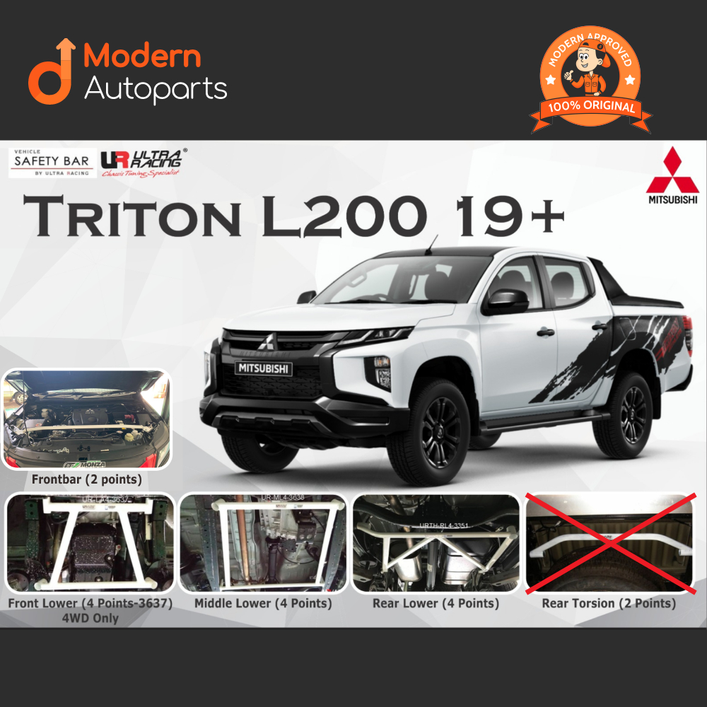 Jual Stabilizer ULTRA RACING MITSUBISHI TRITON 2019+ Plug n Play ...