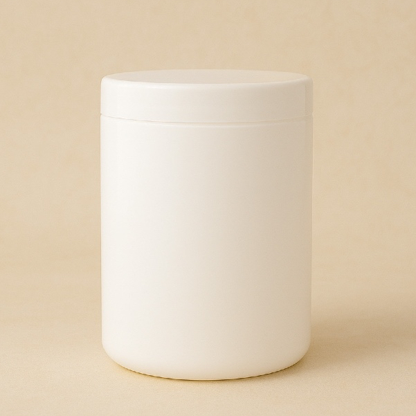 Jual POT LULUR POT CREAM WADAH BEDAK RACIKAN 1 KG PUTIH Pot Scrubs HDPE ...