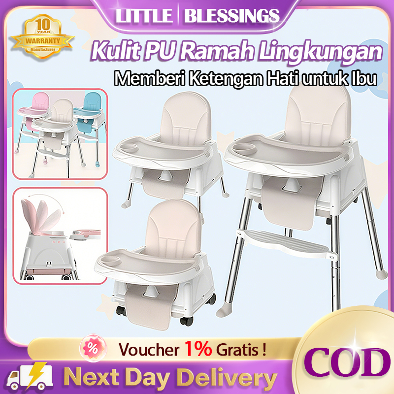 Baby Chair 0~6 Tahun Klassic Chair Baby Booster High Chair Growing  Stages 6in1 Sit On Me Fun Chair Kursi Makan Bayi - Main Image