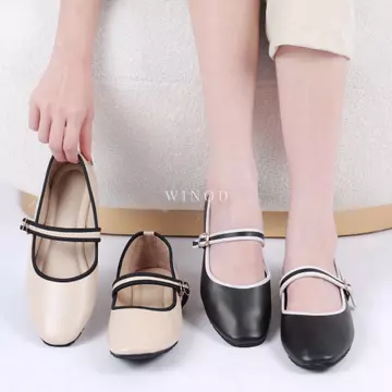 WINOD Mary Jeans Flatshoes Wanita Casual Look Slip On