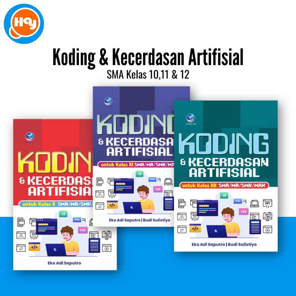 Jual Buku Coding SMA | Koding & Kecerdasan Artifisial untuk Kelas 10,11 ...