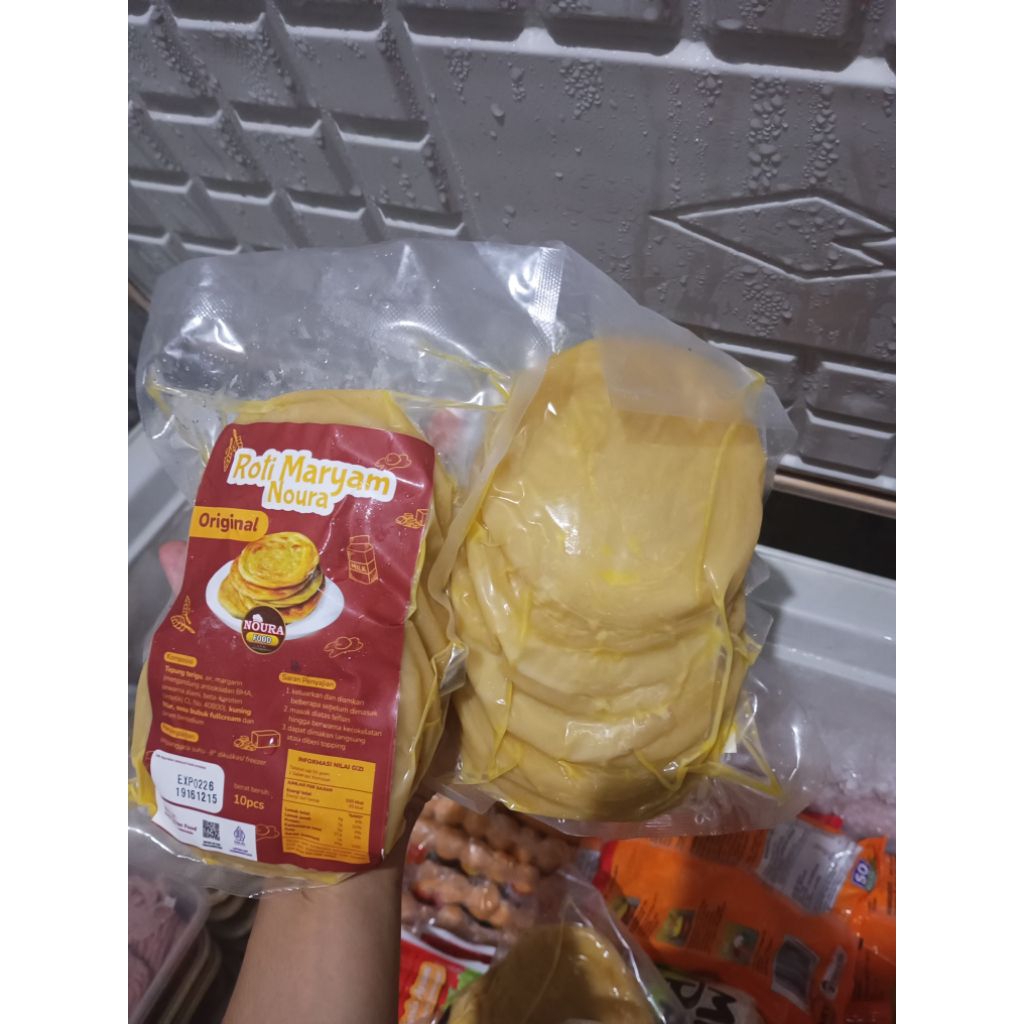 Jual Titik Frozen | Noura Roti Maryam Original isi 10 | Shopee Indonesia