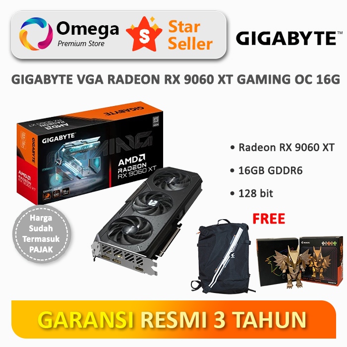 Jual VGA Gigabyte AMD Radeon RX 9060 XT GAMING OC 16G | Shopee Indonesia