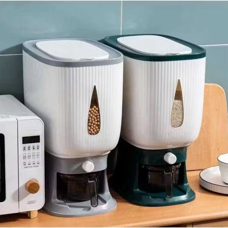 Jual Dispenser Beras Modern 10 Liter | Tempat Penyimpanan Beras | Rice ...