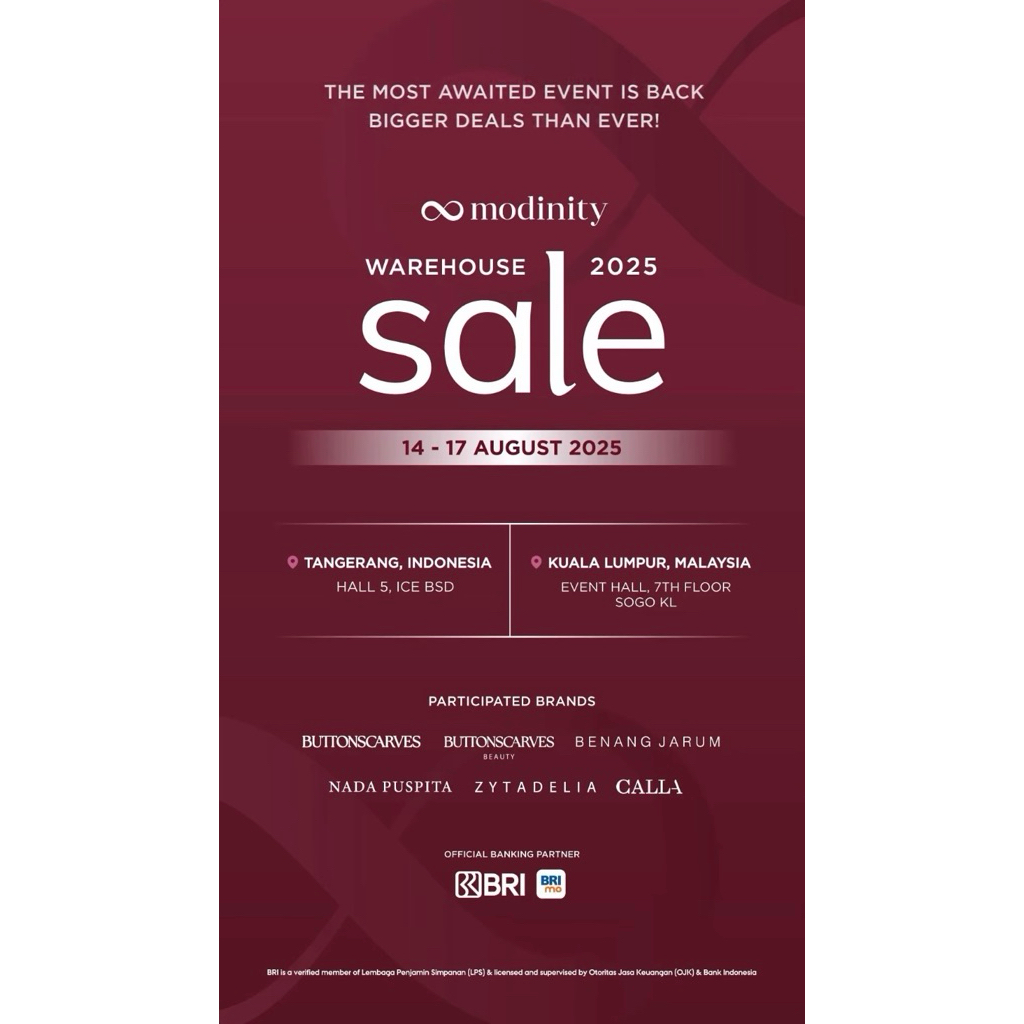 Jual Warehouse Sale Buttonscarves Terlengkap & Harga Terbaru Mei 2026 ...