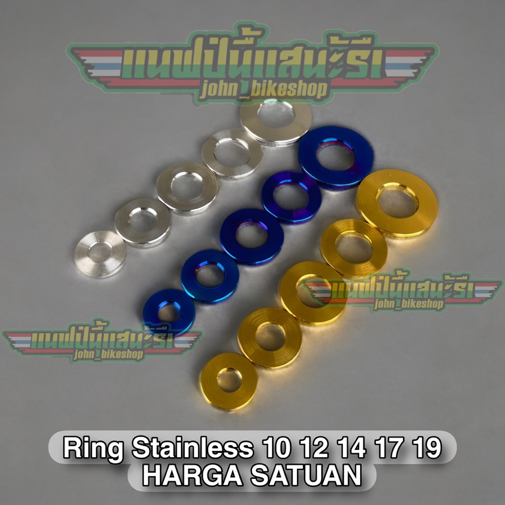 Jual (HARGA SATUAN) Ring 8 10 12 14 17 19 M5 M6 M8 M10 M12 M14 Probolt ...